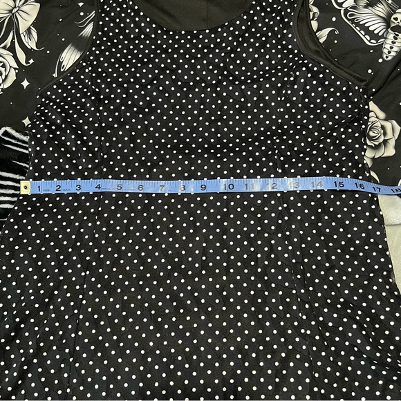 Retro Polka Dot Shift Dress, Small - Picture 10 of 11